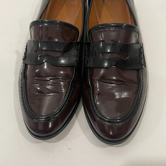 SARTO by Franco Sarto 'Jolette' Penny Loafer size 8.5 shiny patent leather - Picture 8 of 12